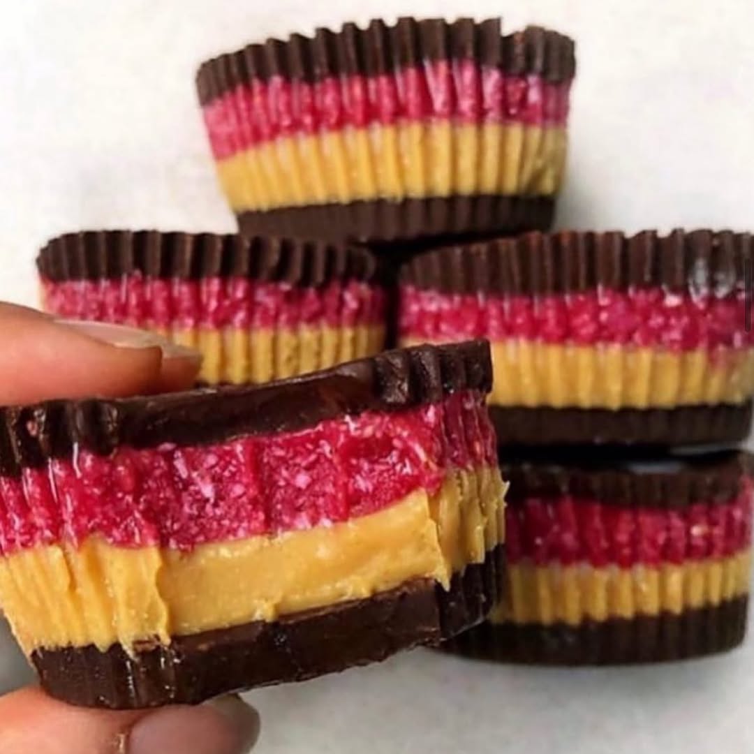 Peanut Butter Protein Berry Ripe Cups