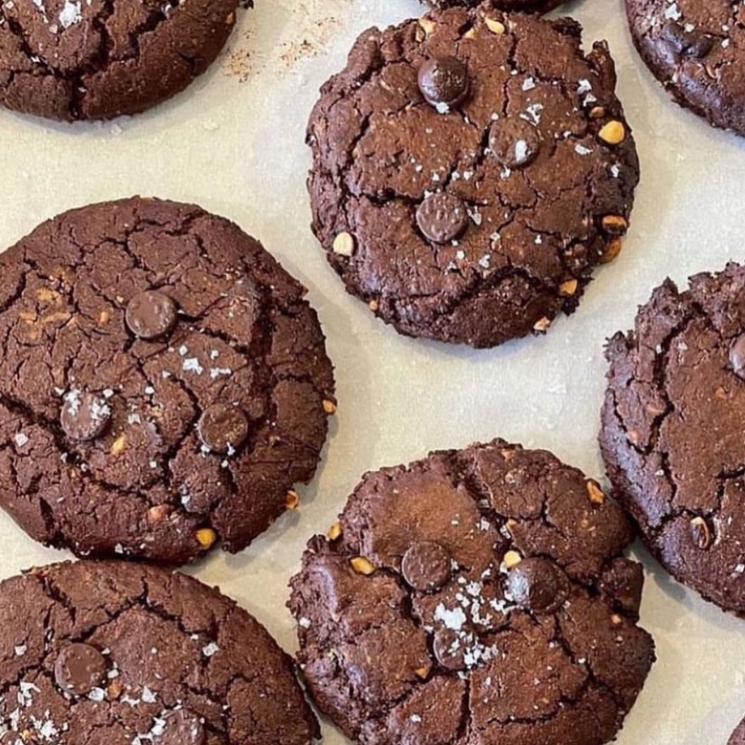 Peanut Butter Double Choc Cookies