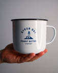 GIANT Peanut Butter Enamel Mug
