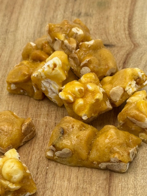 Popcorn Peanut Brittle